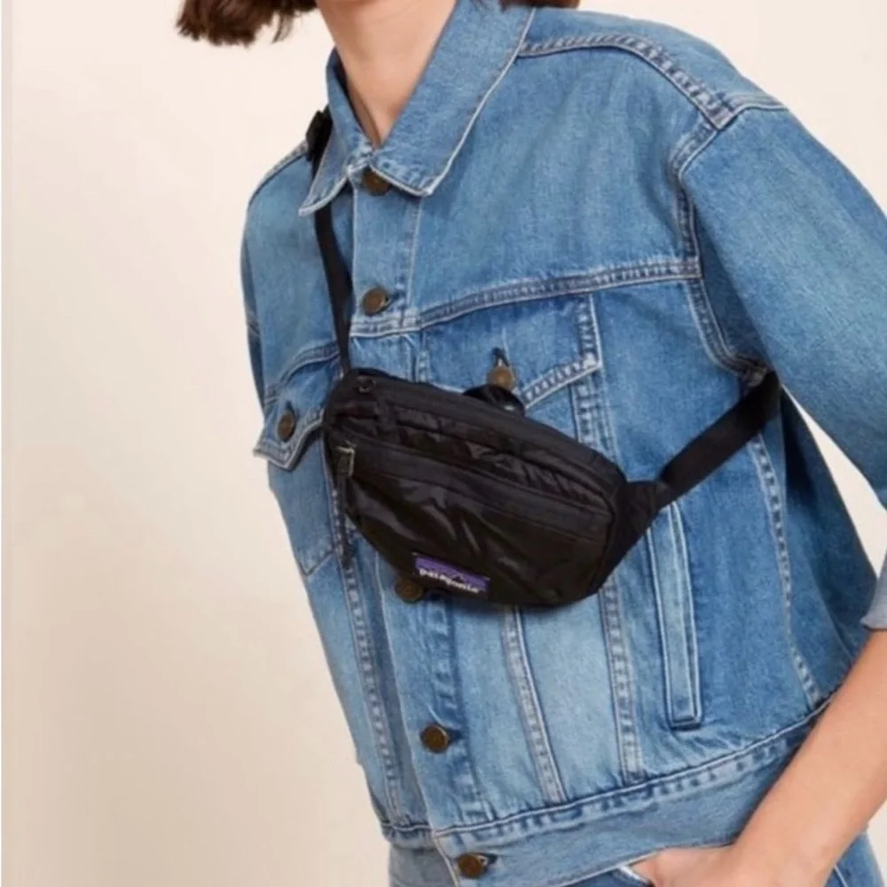 PATAGONIA Black Ultralight Black Hole Mini Hip Pack 1L unisex - Picture 15 of 16